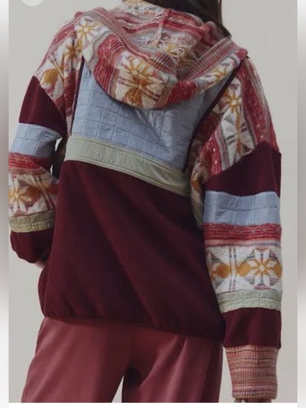 FP Movement To The Peak Quarter Zip Hoodie NWT S PTP 26 L 26 - Picture 3 of 11